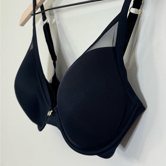 Thirdlove 24/7 Classic Uplift Plunge Mesh Bra Size 32F In Black - Picture 11 of 12